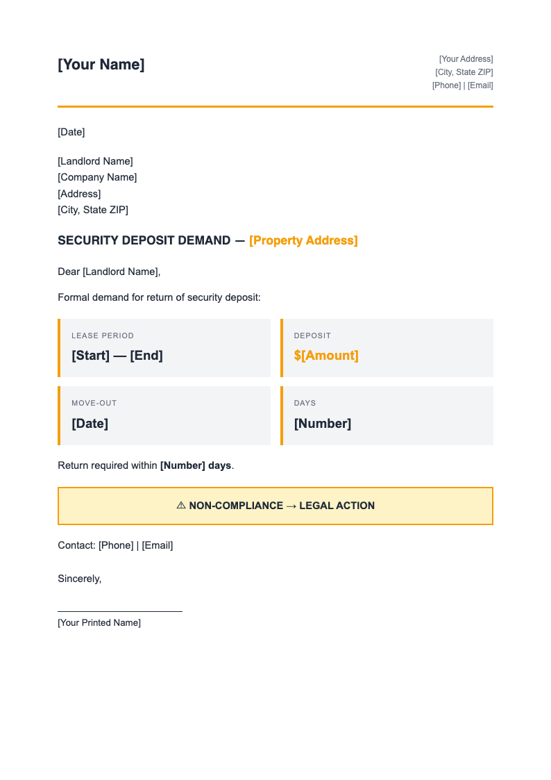 Geometric modern demand letter